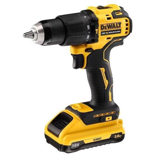 Trapano Avviatore con Persussione Compatto XR 18V 2 x 2.0Ah DCD709D2T-QW