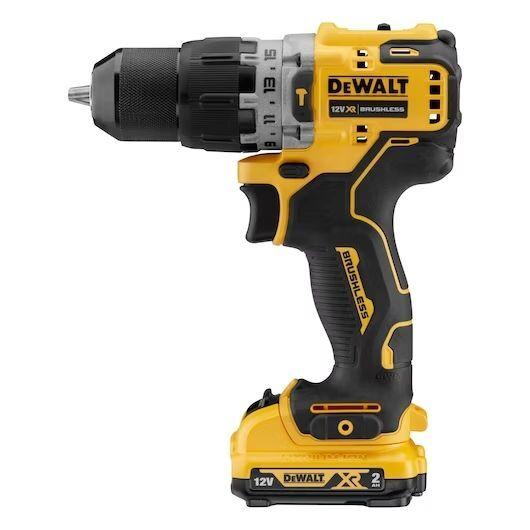 Trapano avvitatore Dewalt con percussione Compatto XR 12V 2x2.0Ah DCD706D2-QW