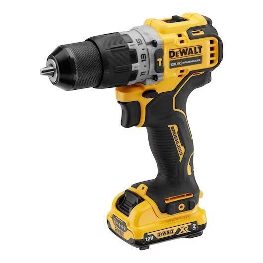 Trapano avvitatore Dewalt con percussione Compatto XR 12V 2x2.0Ah DCD706D2-QW