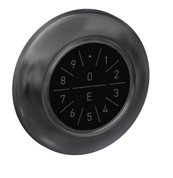 Tastiera con lettore di tag mini Ø46 mm Keypad+tag per D-SMART2.0 8190XBK da abbinare alla piastrina 4300/4350/4380/4400