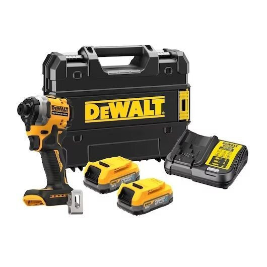 Avvitatore impulsi compatto 1/4" XR 18V POWERSTACK DCF850E2T-QW