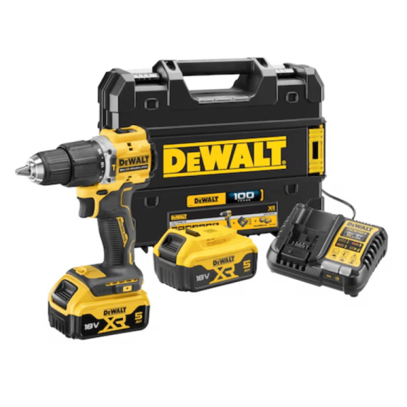 Dewalt Trapano avvitatore con percussione 100 ANNI 18V XR DCD100YP2T-QW