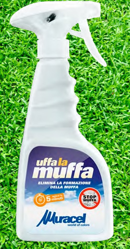 ANTIMUFFA SPRAY PER TUTTE LE SUPERFICI "UFFALAMUFFA" MURACEL 500ML