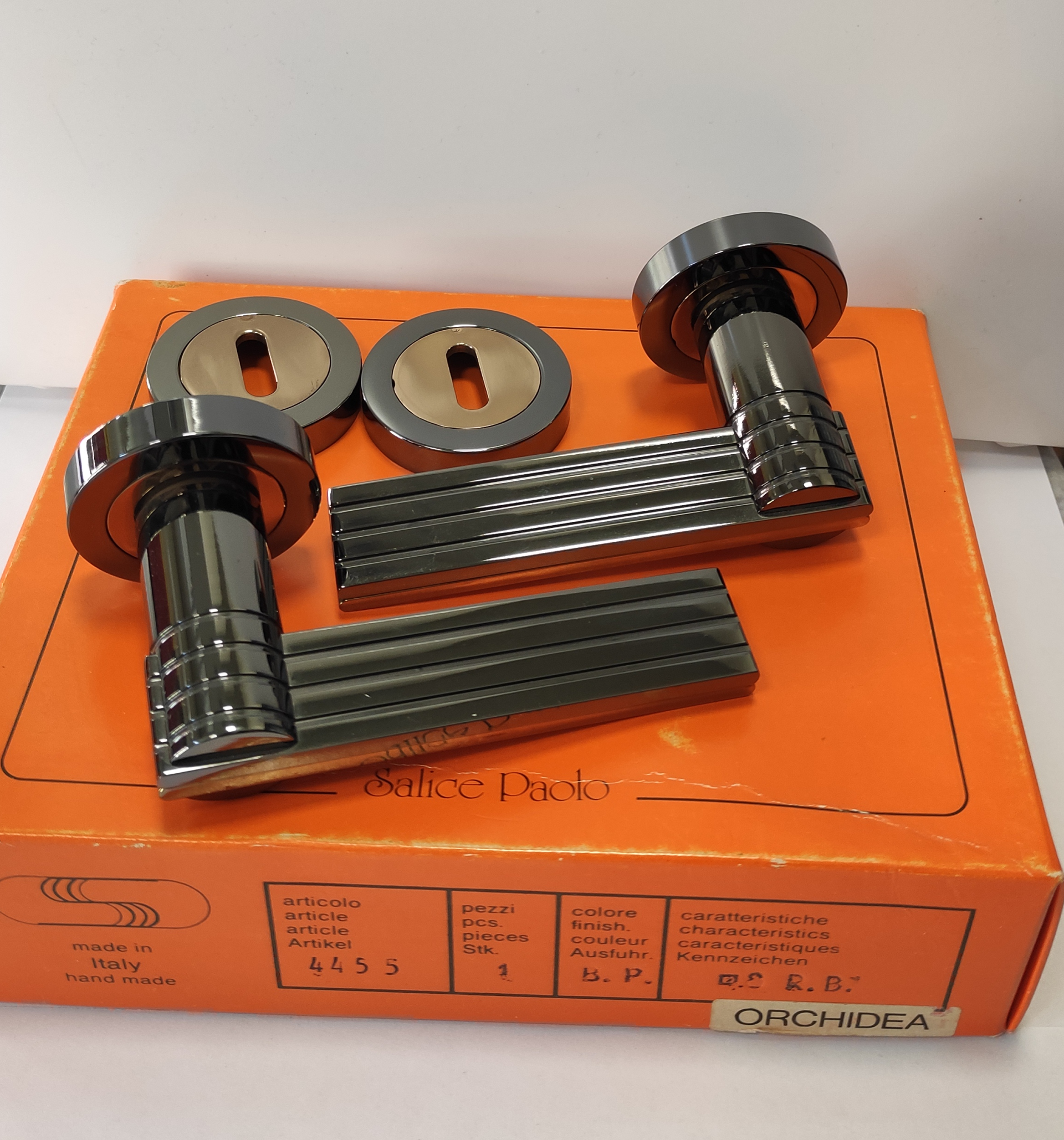 MANIGLIA SALICE PER PORTA MOD. ORCHIDEA B.P.