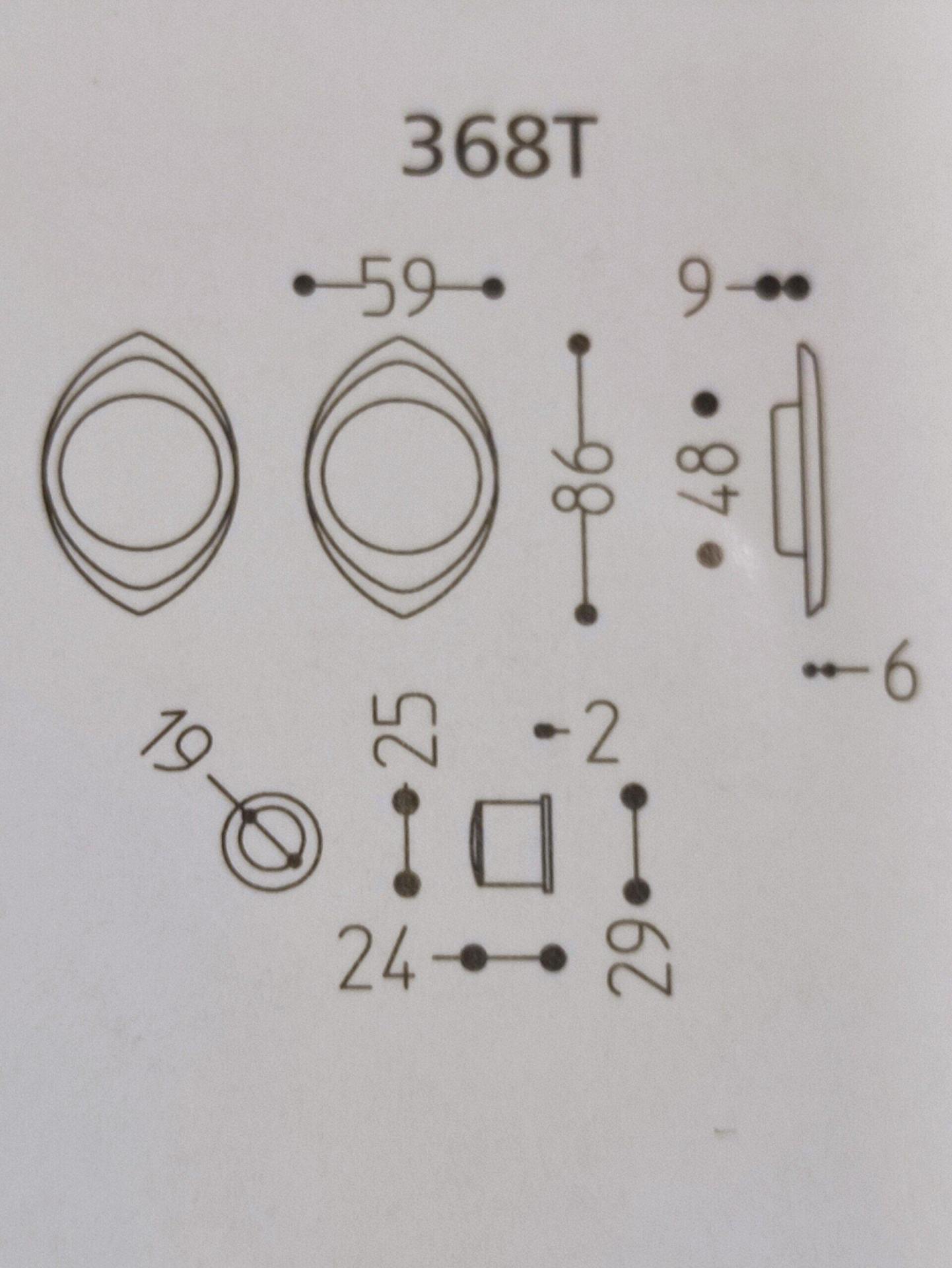 KIT PER PORTA SCORREVOLE MANDELLI 368 T CIECO